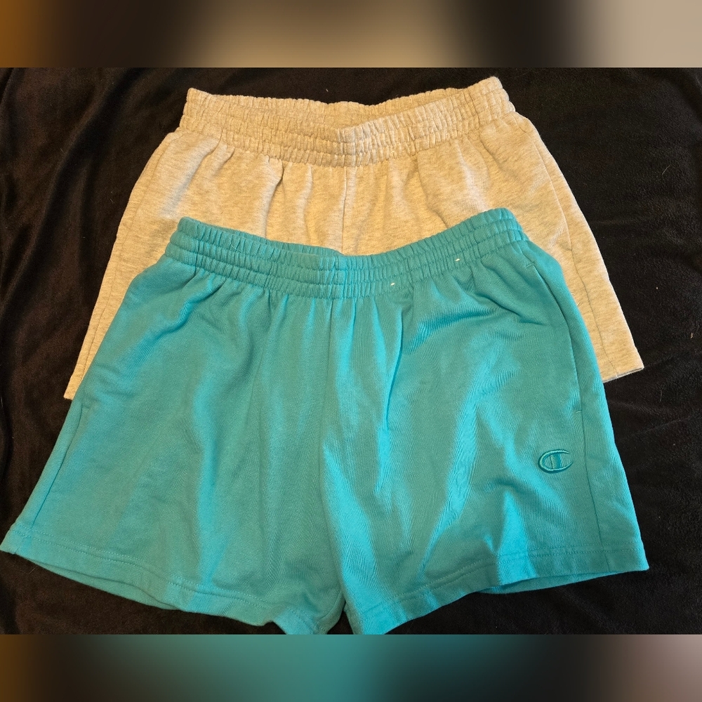 2 For Price Of 1 Champion Aqua Blue Athletic Shorts